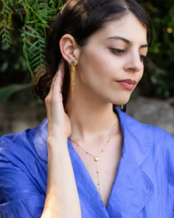 Shooting Star Layered Earrings