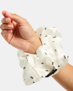 Silk Tie Scrunchie - Ants
