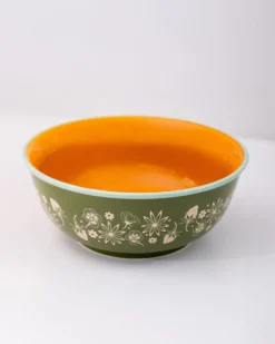 Small Ceramic Serving Bowl - Garden