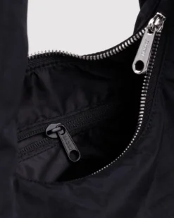 Small Nylon Meringue Bag - Black