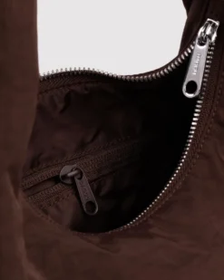 Small Nylon Meringue Bag - Coffee