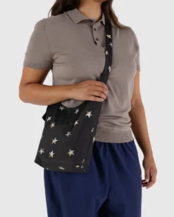 Small Nylon Sling Bag - Stars