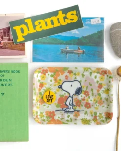 Small Trinket Tray - Snoopy Wildflowers