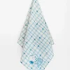 Snoopy Cherry Basket Tea Towel - Blue