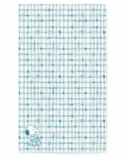 Snoopy Cherry Basket Tea Towel - Blue