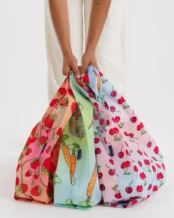 Standard Baggu Set of 3 - Carrots + Berries