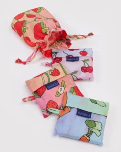 Standard Baggu Set of 3 - Carrots + Berries
