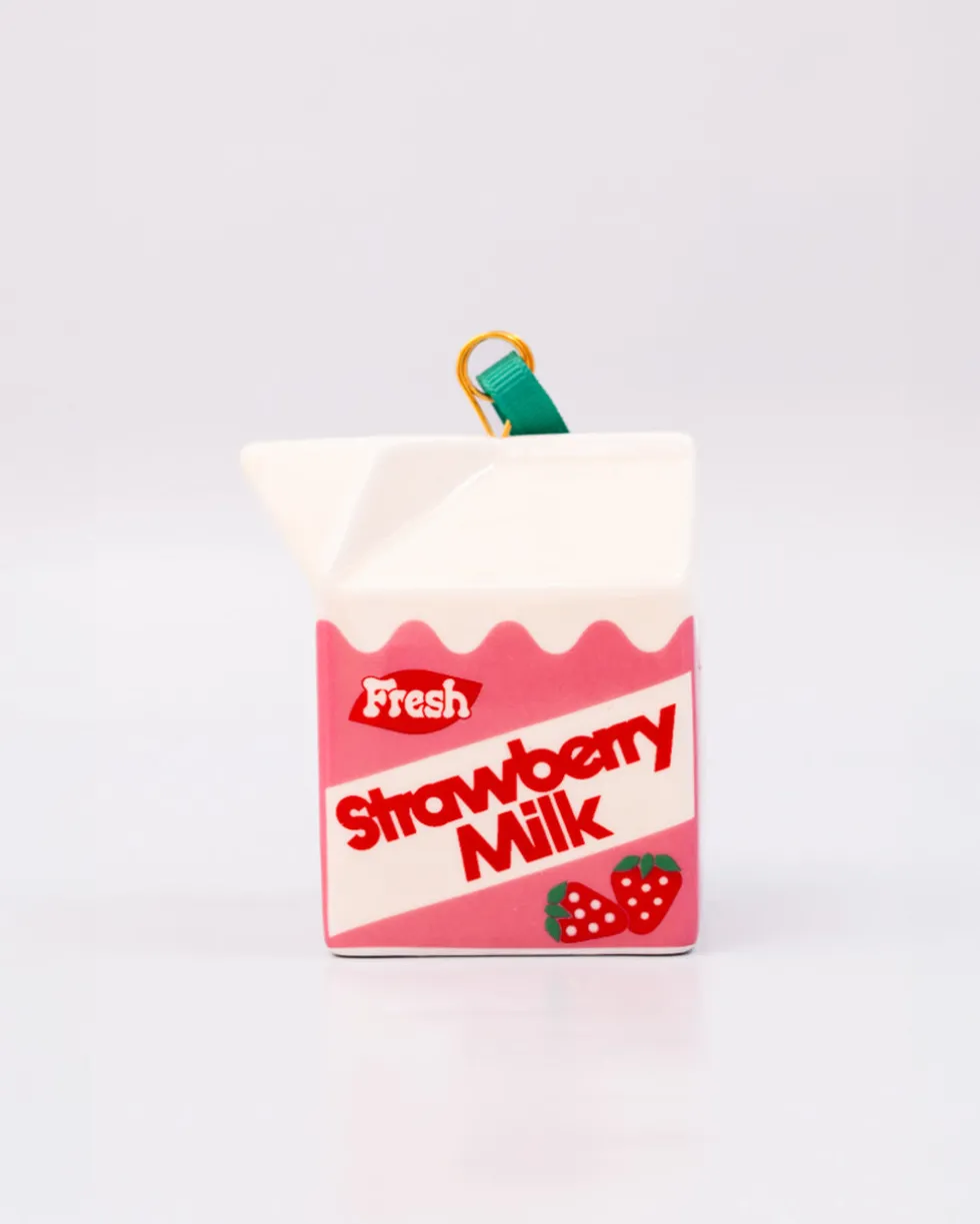 Strawberry Milk Ornament
