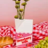 Strawberry Milk Vase