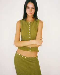 Summer Top - Olive