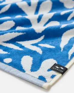 Sunny Woven Towel - Dusty Blue