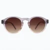 Sunset Theory Vintage Round Sunglasses - Grey