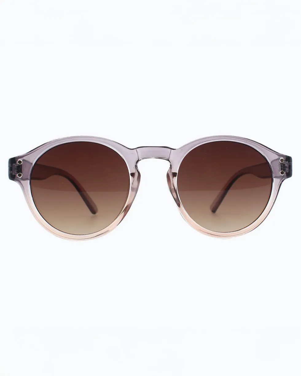 Sunset Theory Vintage Round Sunglasses - Grey