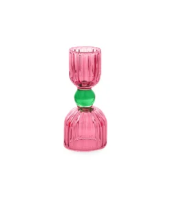 Tipsy Turvy Double Shot Glass - Pink