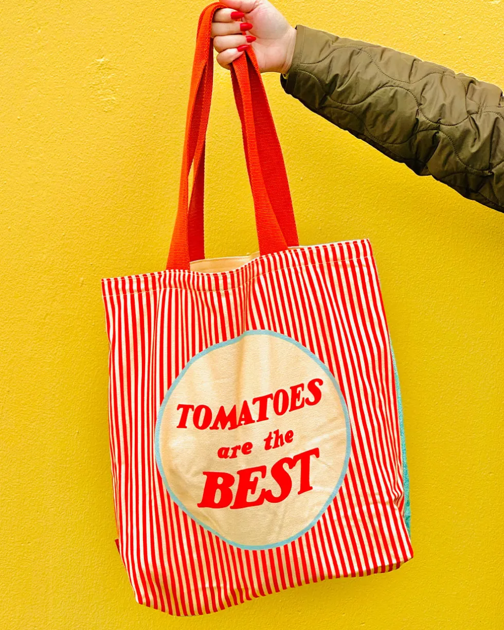 Tomatoes Are The Best Canvas Tote