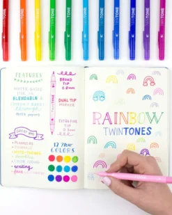 Twintone Marker Set: Rainbow