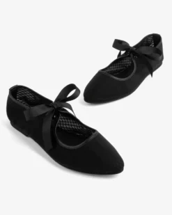 Valley Mesh Ballet Flat - Black