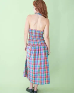 Vaughn Dress - Colorburst Plaid