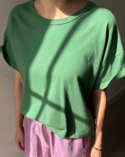 Vintage Fille Tee - Avocado