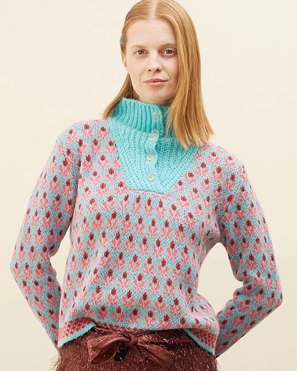 Voltereta Sweater - Blue