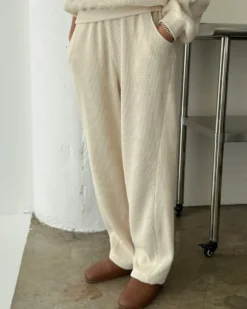 Waffle Lo Pants - Naturel