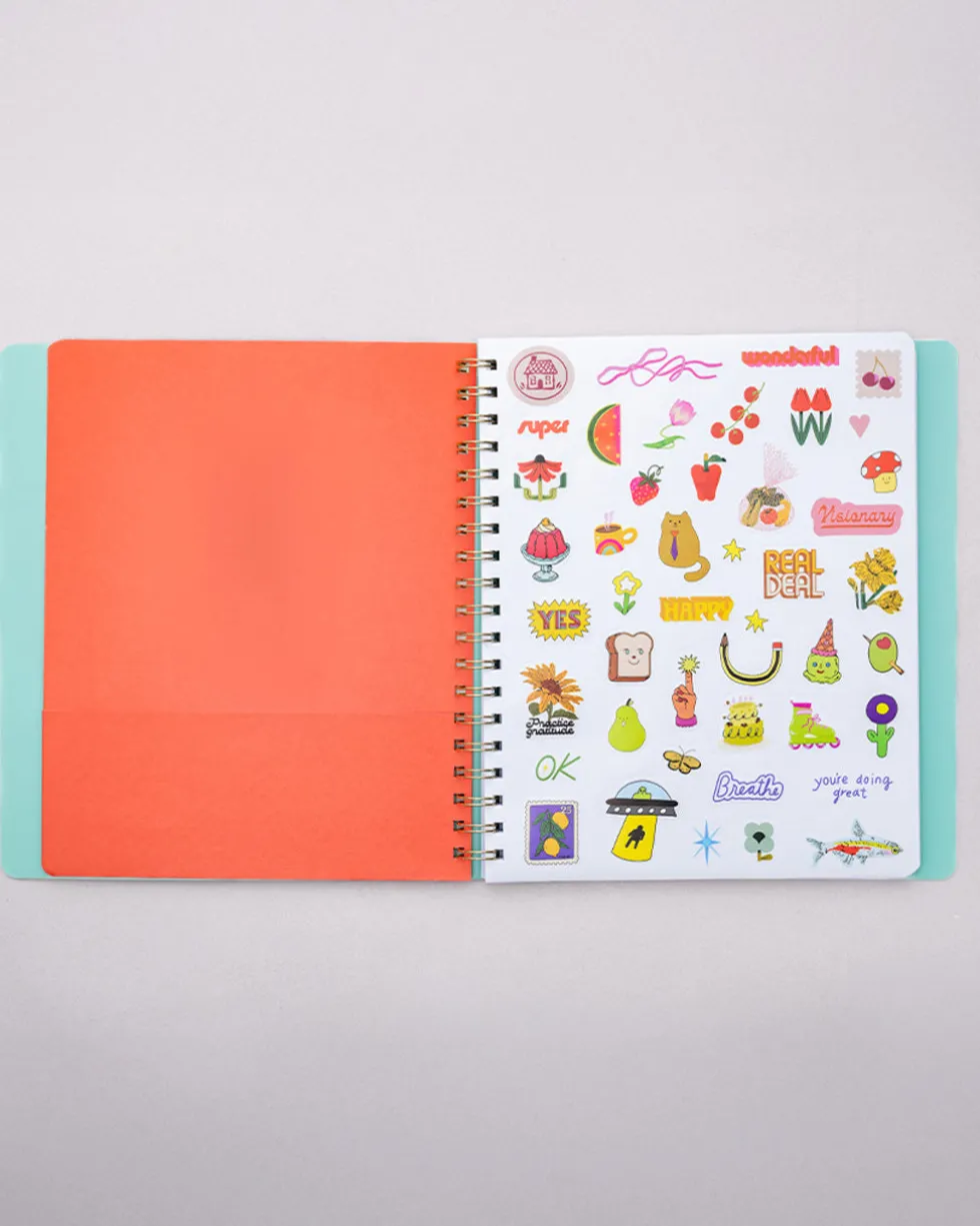 Weekly Undated Planner - Cherries and Strawberries