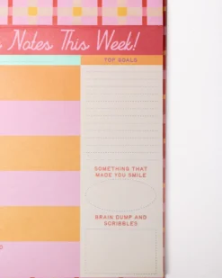Week to Week Desk Planner - Take Notes This Week