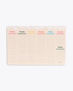 Week-to-Week Mega Desk Notepad - Daisies
