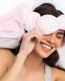 Weighted Sleep Mask - Pink Cabana