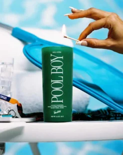 Well-Tipped Pool Boy Candle