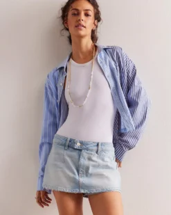 We The Free Gallivanting Peekaboo Skort - Aegean