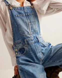 We The Free Good Luck Barrel Overalls - Ultra Light Beam