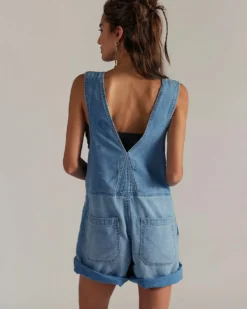 We The Free Jude Shortalls - Light Indigo