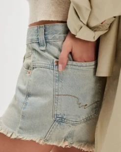 We The Free Now Or Never Denim Shorts - Well Worn