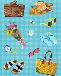 Wildflower Picnic Sticker Book