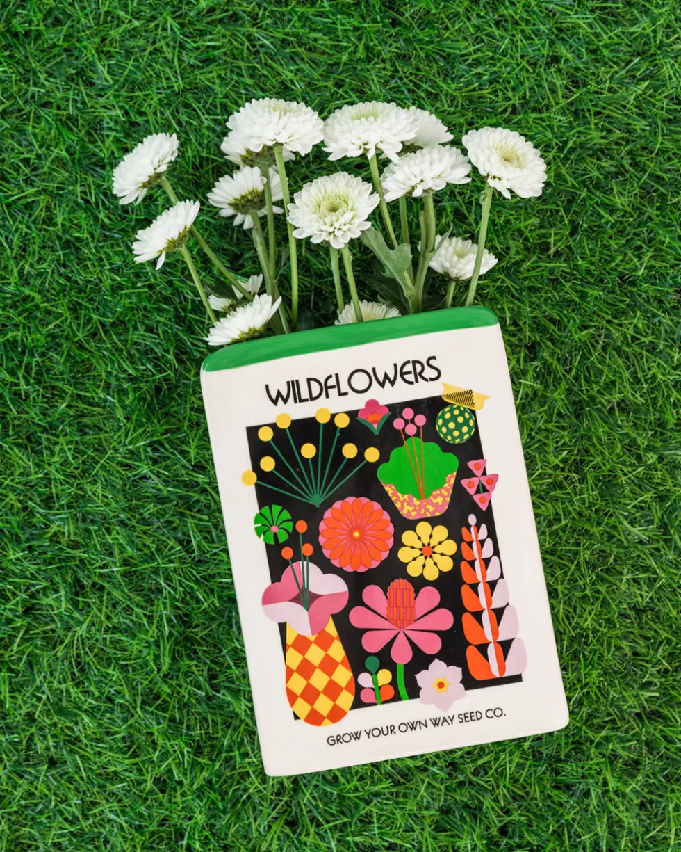 Wildflower Seeds Vase