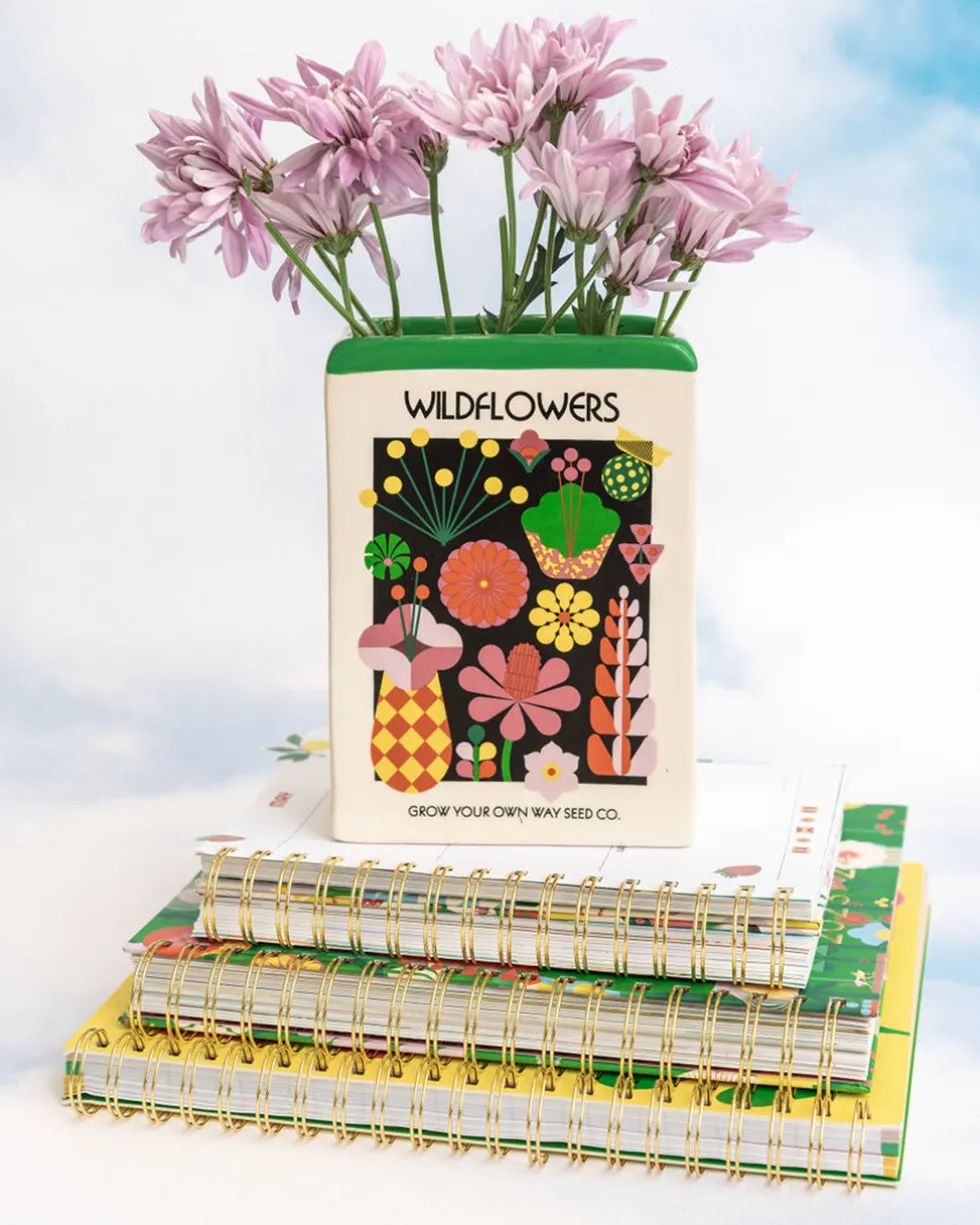 Wildflower Seeds Vase