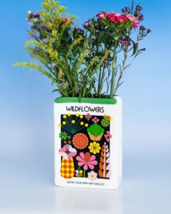 Wildflower Seeds Vase