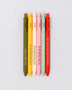 Write On Gel Pen Set - Garden Sayings