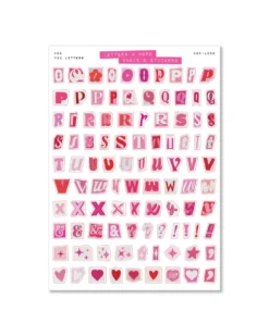Y2K Letter Set - Letters & More Sticker Set